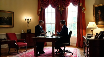 Die peinliche Szene im Weißen Haus (1/10)