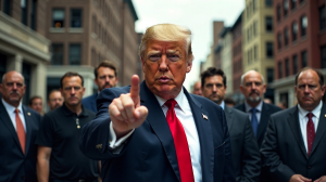 Donald Trump: Eklat, Mittelfinger und die Reaktionen in der Gesellschaft