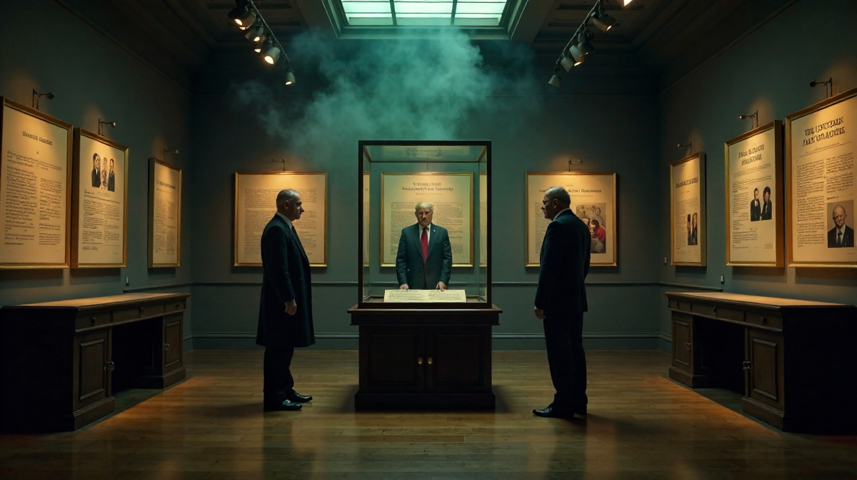 Geschichtsklitterung, Machtspiele, Erinnerungsbewahrung: Trumps Schattenwelt