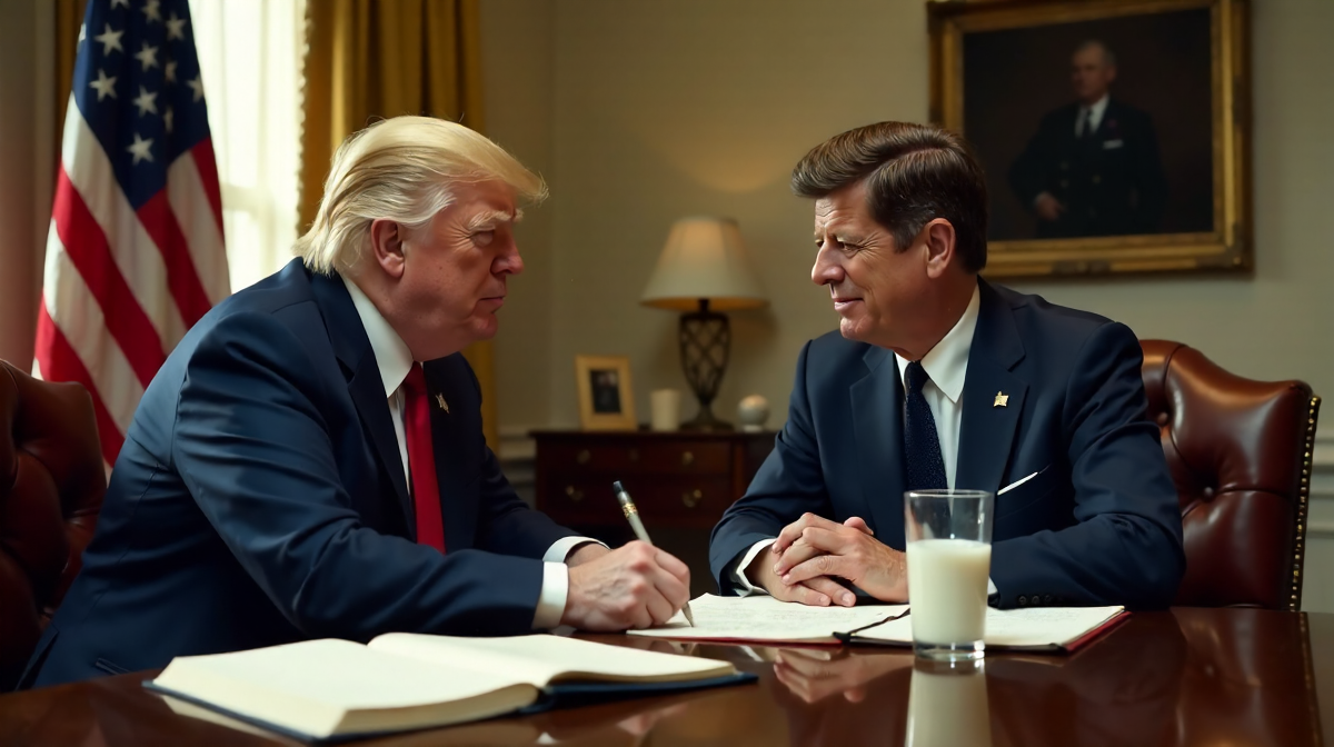 Peinliche Momente, Machtspiele und Politik: Trump, Kennedy und die Milchfrage