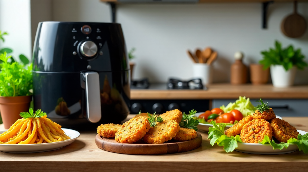 Vegane Vielfalt: Die 75 besten Airfryer-Rezepte für gesundes Kochen
