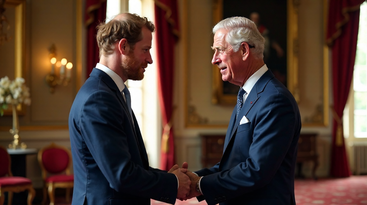 Versöhnung im britischen Königshaus: Prinz Harry, König Charles, Zwickmühle
