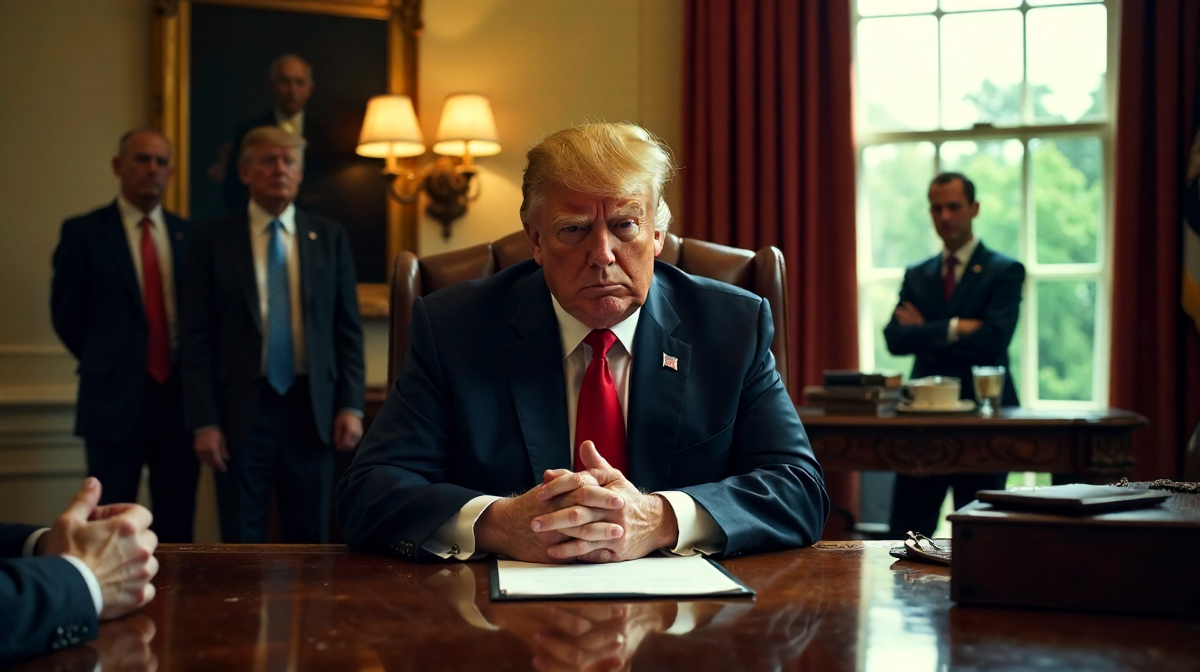 Der Machtkampf im Oval Office: Trump, Medien und die Schatten von Epstein