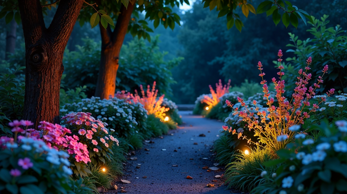 Der Nachtgarten: Pflanzen, die den Garten zum Leuchten bringen, nachhaltig gestalten