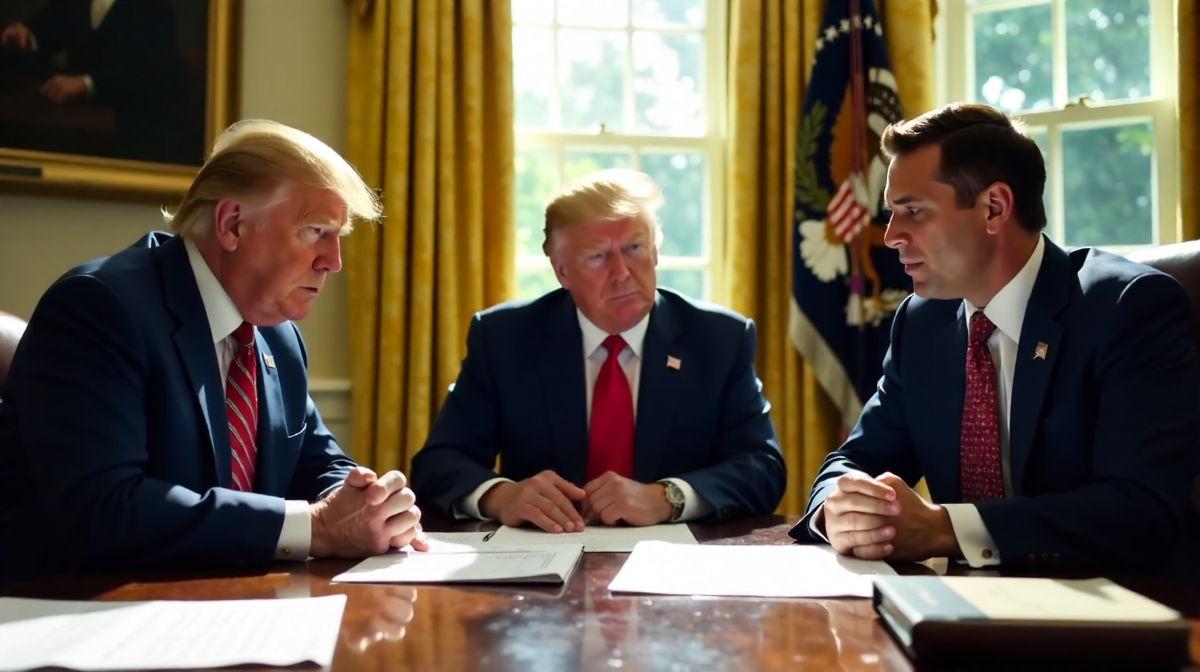 Die Machtspiele im Weißen Haus: Trump, Noem und Lewandowski im Fokus