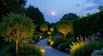 Einblick in die Gestaltung des Nachtgartens (2/10)