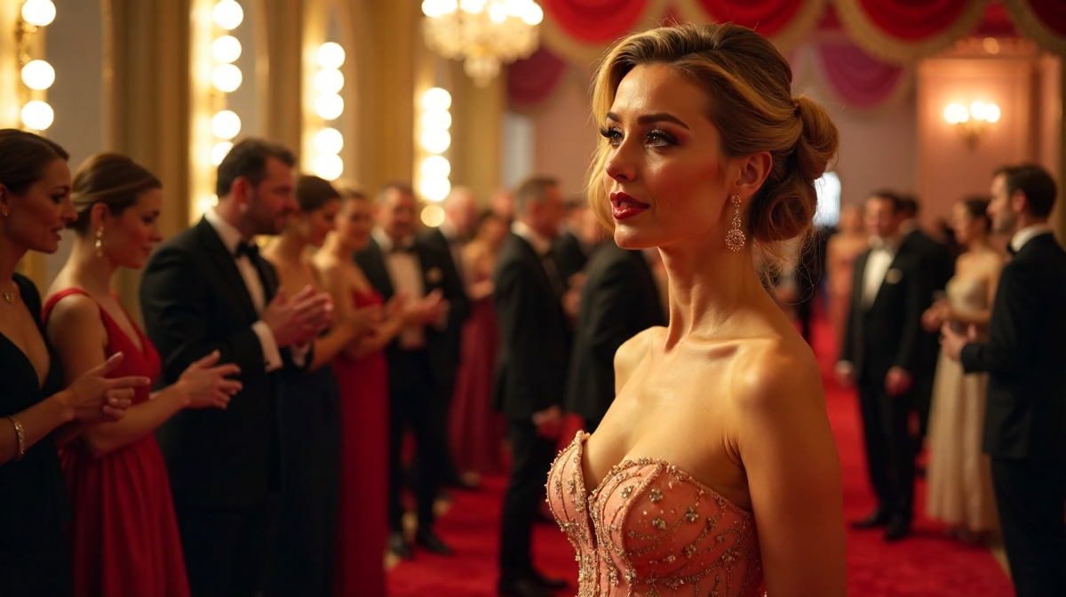 Evelyn Burdecki: Peinlicher Sturz, Wiener Opernball, Humor der Fans