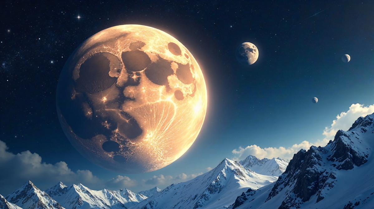 Faszination der Astronomie: Schneemond, Sonnenfinsternis und Asteroiden 2026