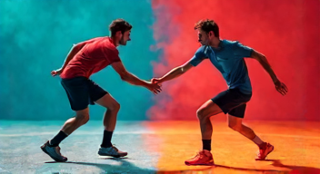 Gemeinsame Anstrengungen von Künstlern und Sportlern (10/10)