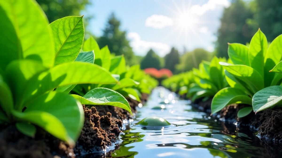 Schwammgarten: Regen speichern, Kosten senken, Garten verbessern
