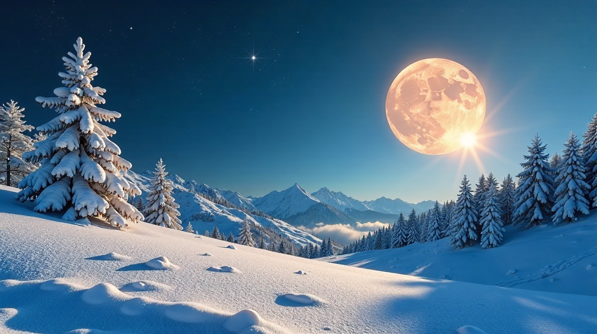 Vollmond, Schneemond und Winterwetter: Mythen, Fakten und historische Bezüge