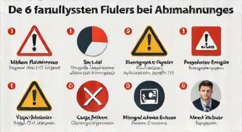 Die 6 häufigsten Fehler bei Abmahnungen