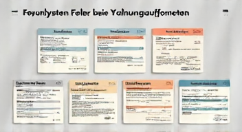 Die 6 häufigsten Fehler bei Zahlungsaufforderungen