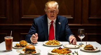 Meine Beobachtungen zur Essgewohnheit von Trump (1/10)
